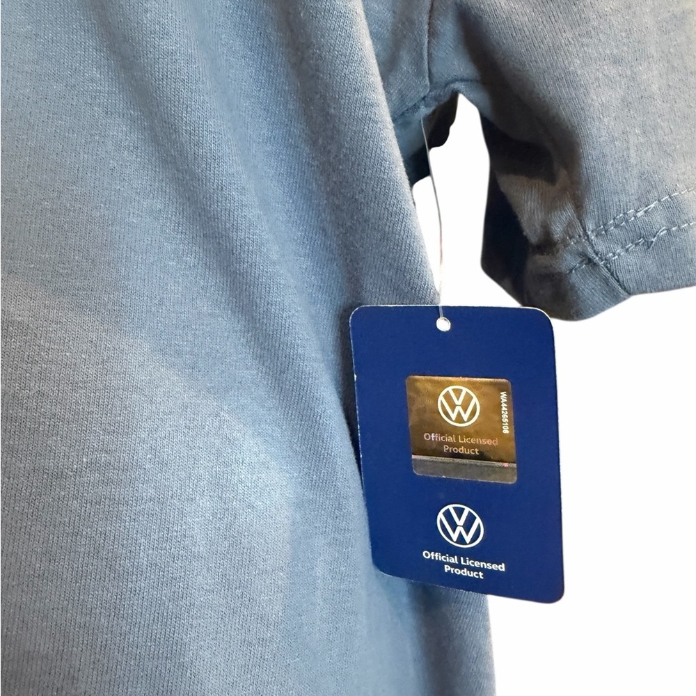 Volkswagen Road Trip Official Licensed Casual Blue Short Sleeve Tee - Picture 5 of 8